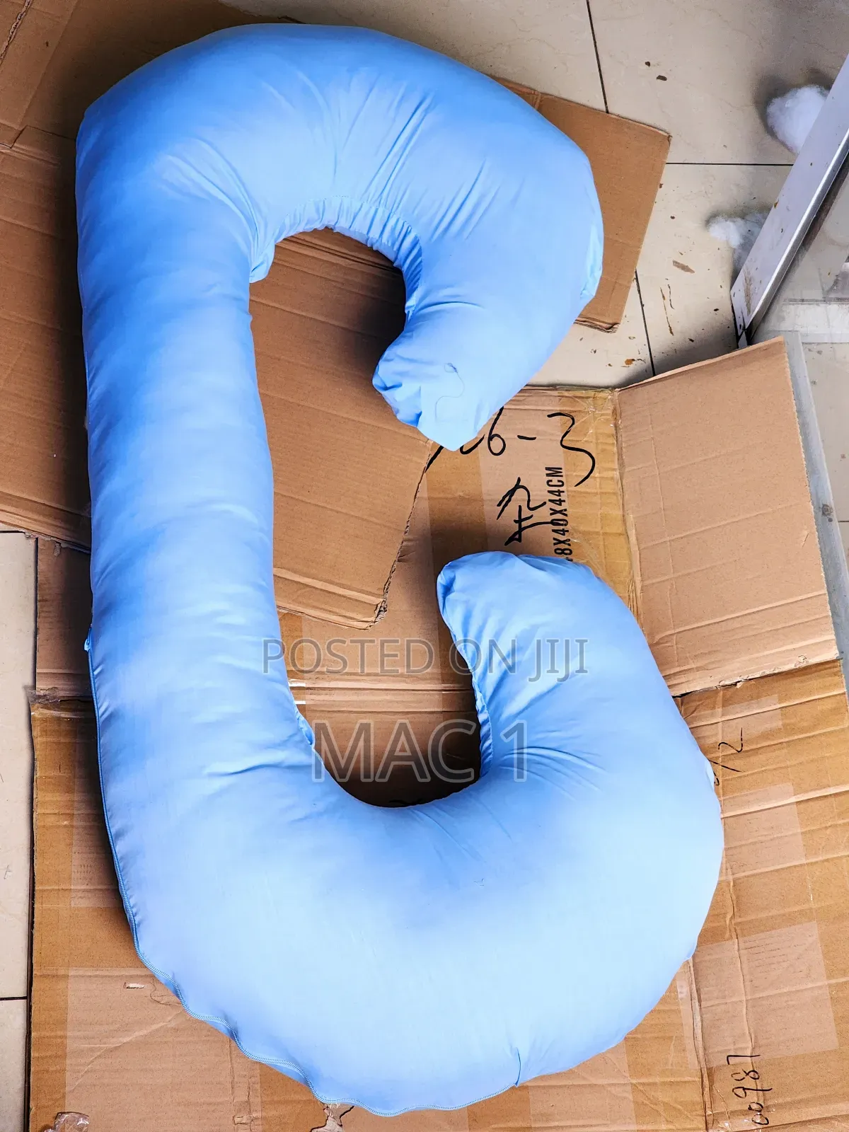 Cozy Comfy Blue C Shape Pregnancy Pillow