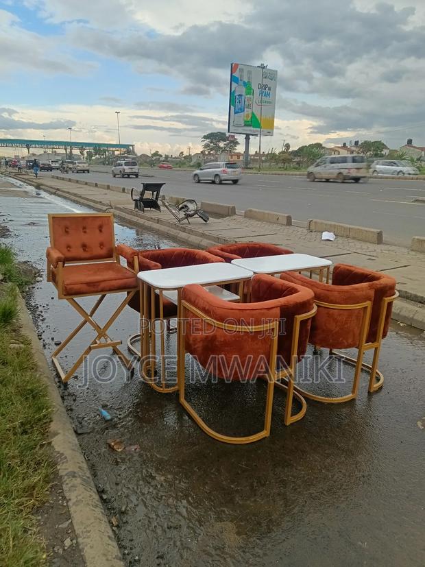 Makeup Seat and 2 Manicure Sets Burnt Orange - thumbnail 3