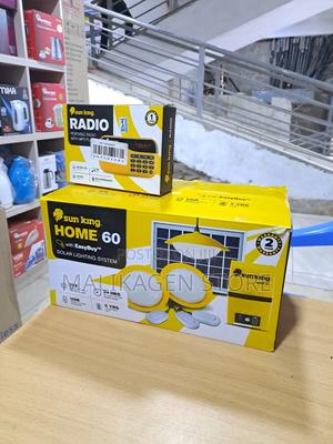 Sunking Home 60 Solar Light Phone Charging With Radio Kit - main view
