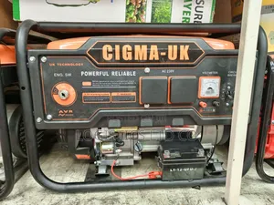 Cigma Uk 5.5kw Keystart Gasoline Generator With Wheels