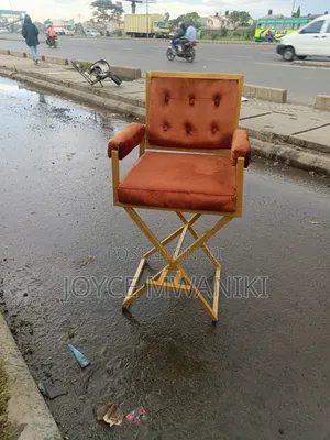 Makeup Seat, Burnt Orange 