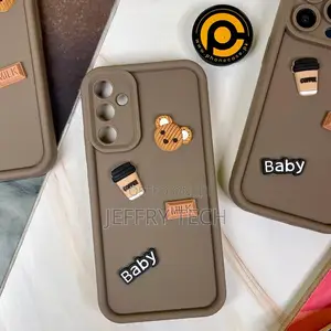 Samsung Galaxy A54 Cute 3d Bear Coffee Milk Candy Icons Si