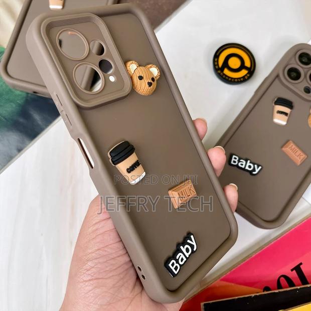 Xiaomi Redmi Note 12 Cute 3d Bear Coffee Milk Candy Icons - thumbnail 2