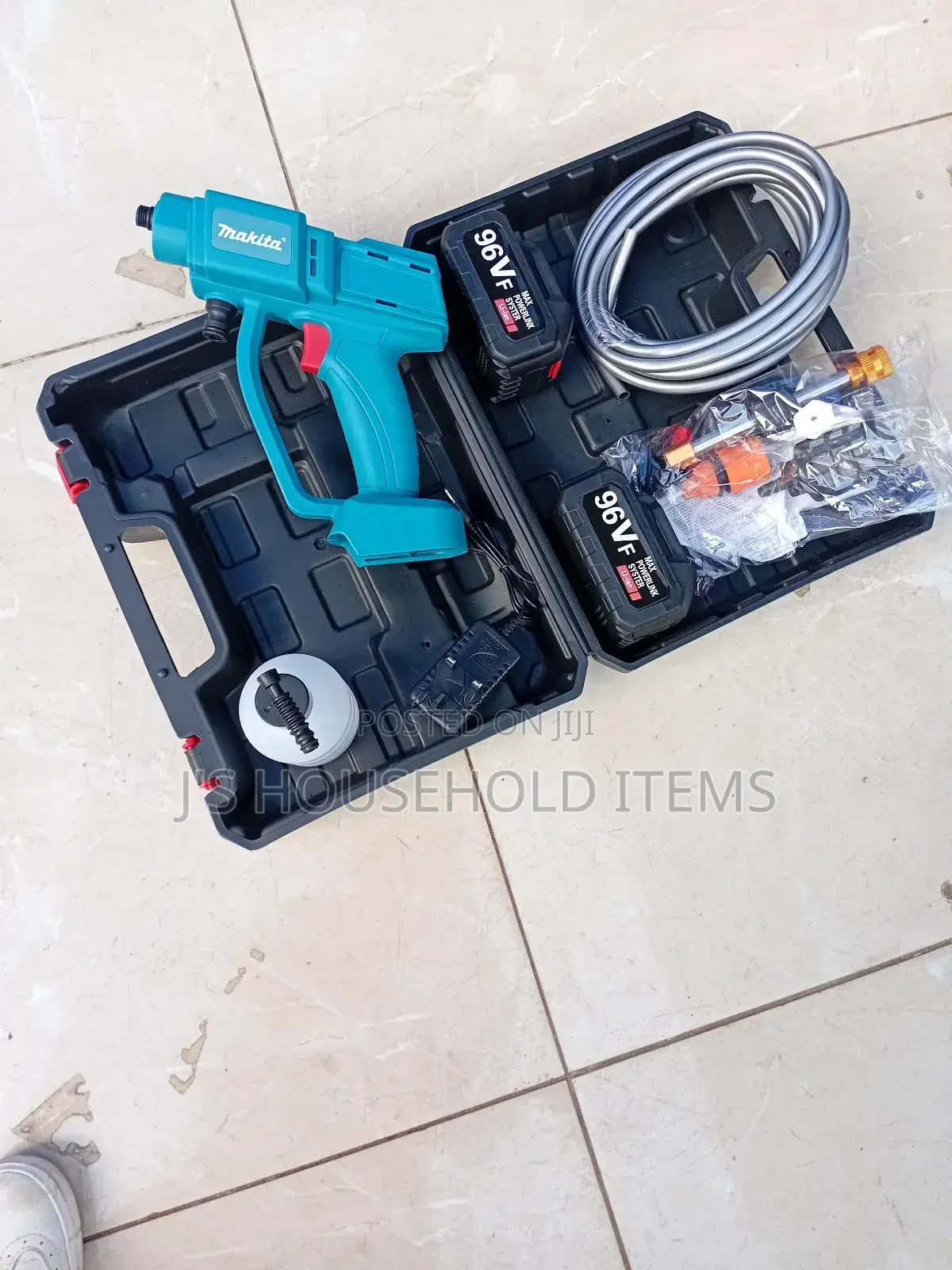 96vf Rechargeable Car Wash Spray Gun – Deep Clean