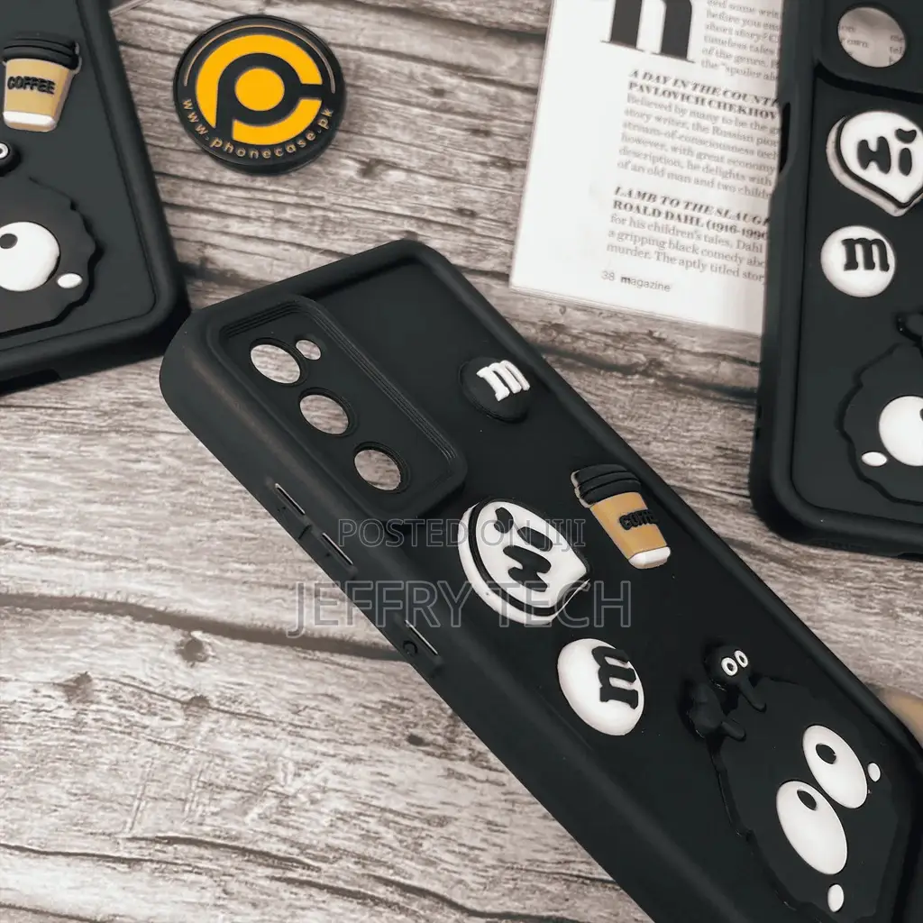 Oppo Reno 12 Donut Coffee Cookie Deligt Icons Silicon Case