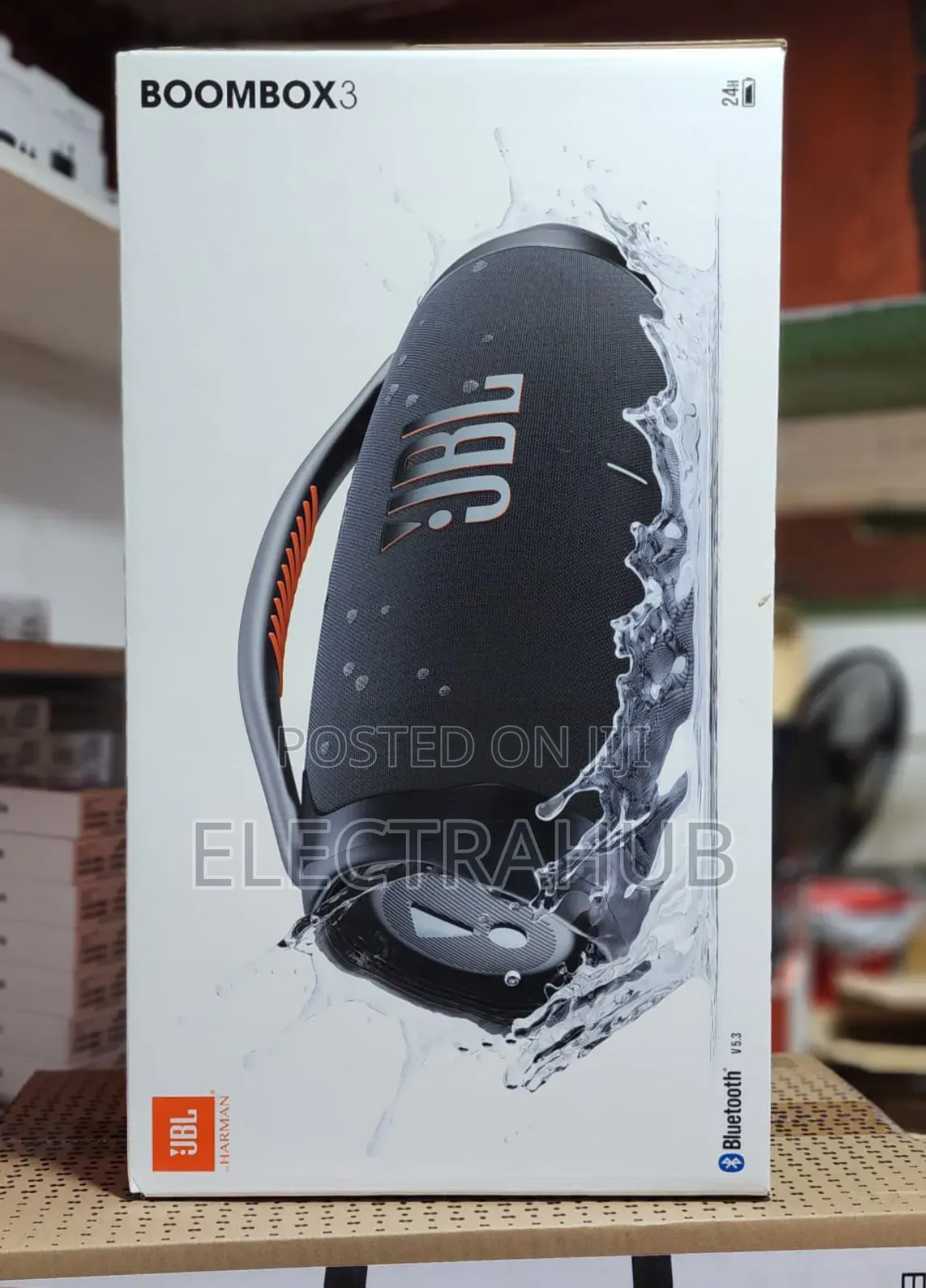 JBL Boombox 3 Portable Speaker Brand New Sealed in a Shop