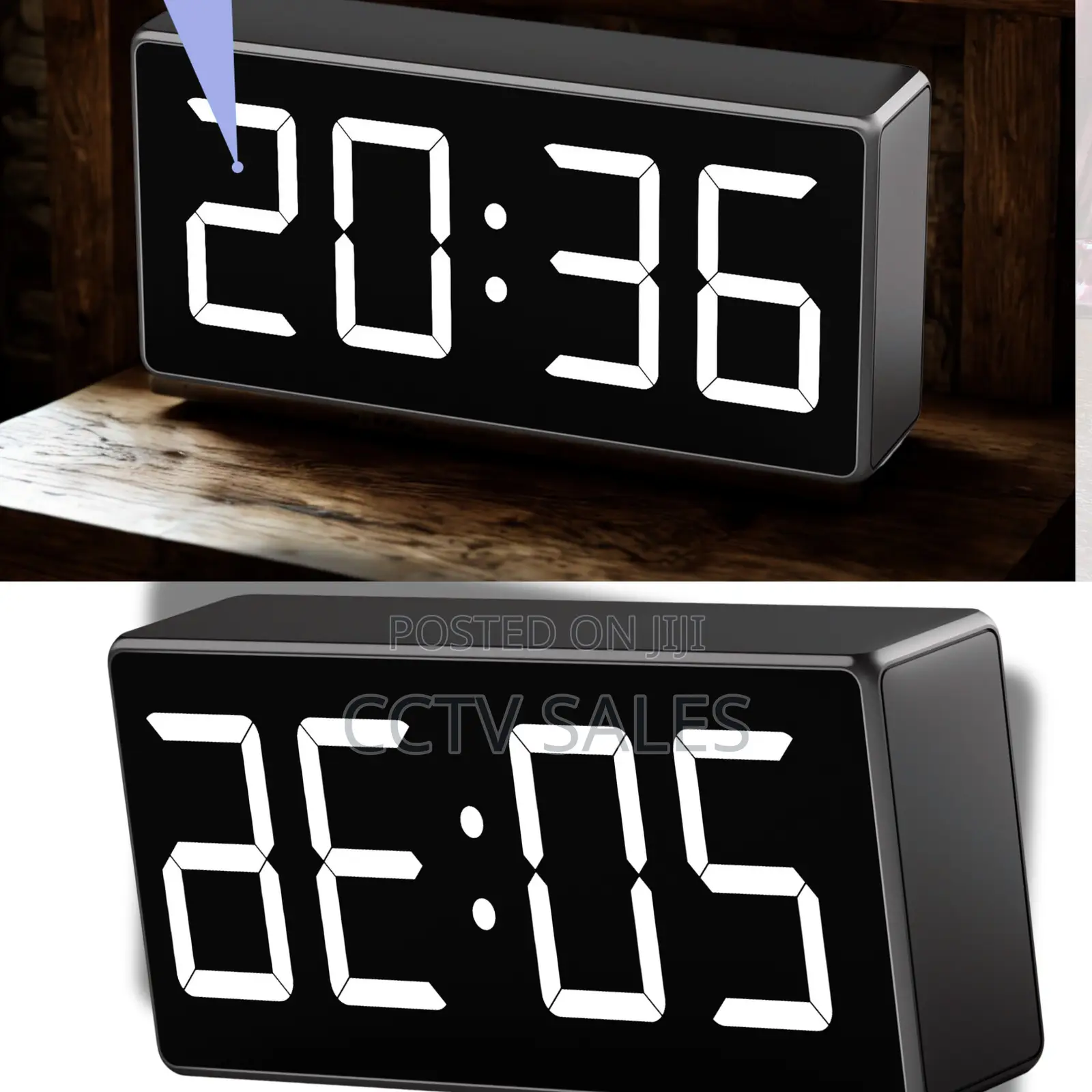 Hidden Camera Clock 1080p Wireless Spy Camera