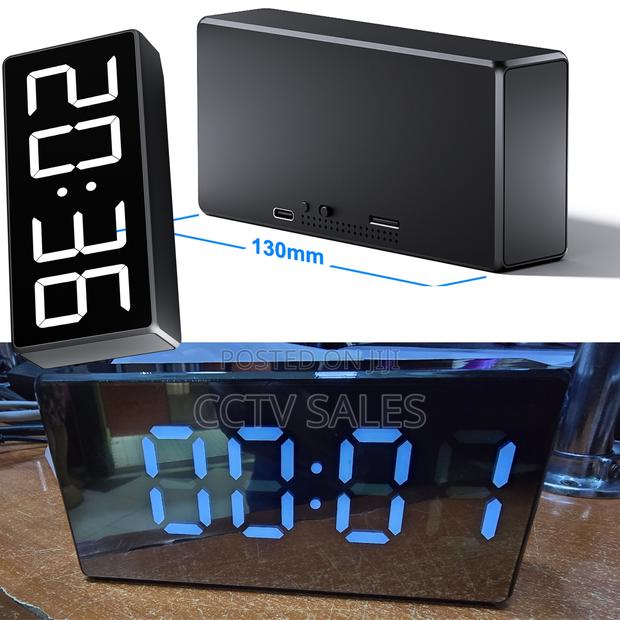 Digital Wall Clock Smart Camera