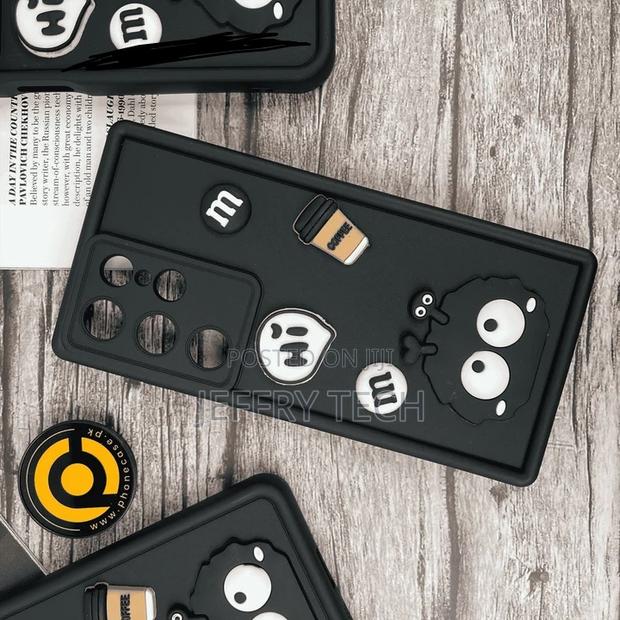 Samsung Galaxy S24 Ultra Cute Briquette Liquid Silicon Case - thumbnail 2