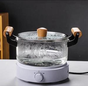 3.5 LTRS Glass Cooking Pot - thumbnail 2