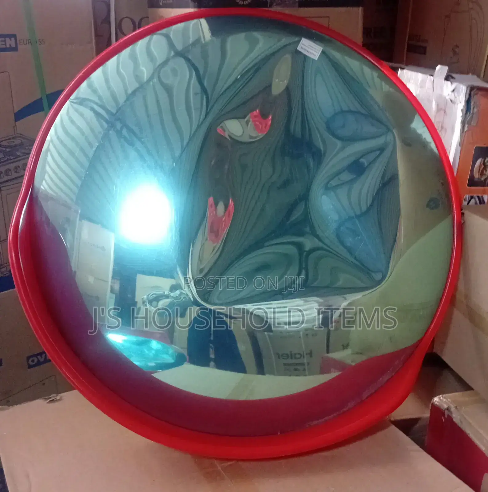 80cm Convex Mirror Wide-Angle Outdoor Indoor Surveillance