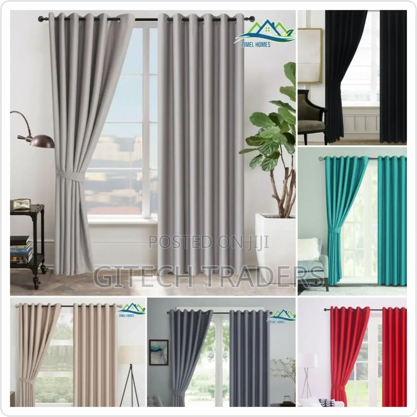 Plain Colour Curtains