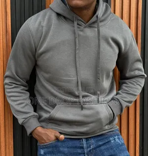 Pure White Men Hoodies