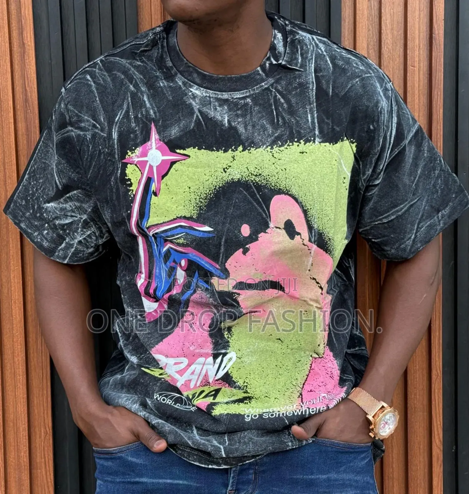 Acid Wash Men T-Shirts