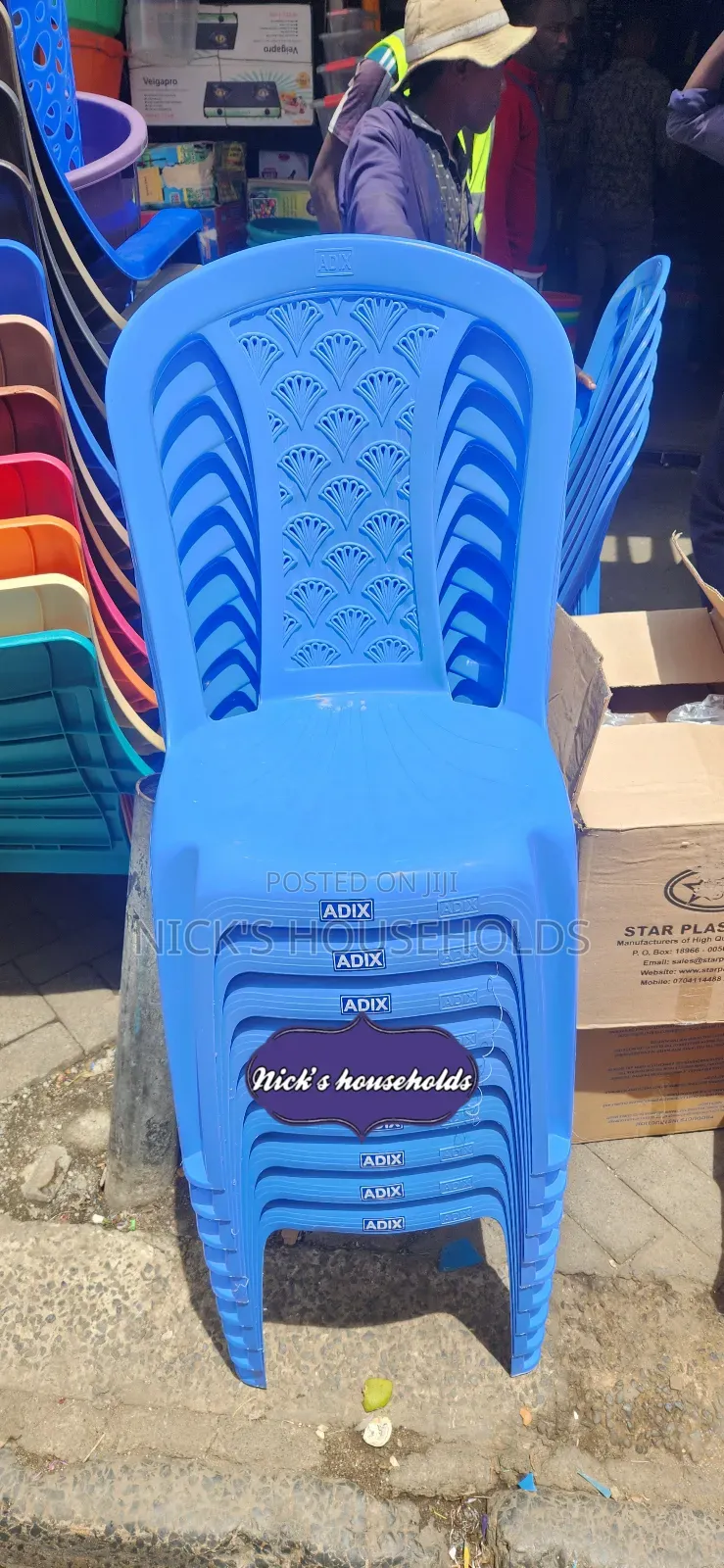 Plastic Chair Without Arms