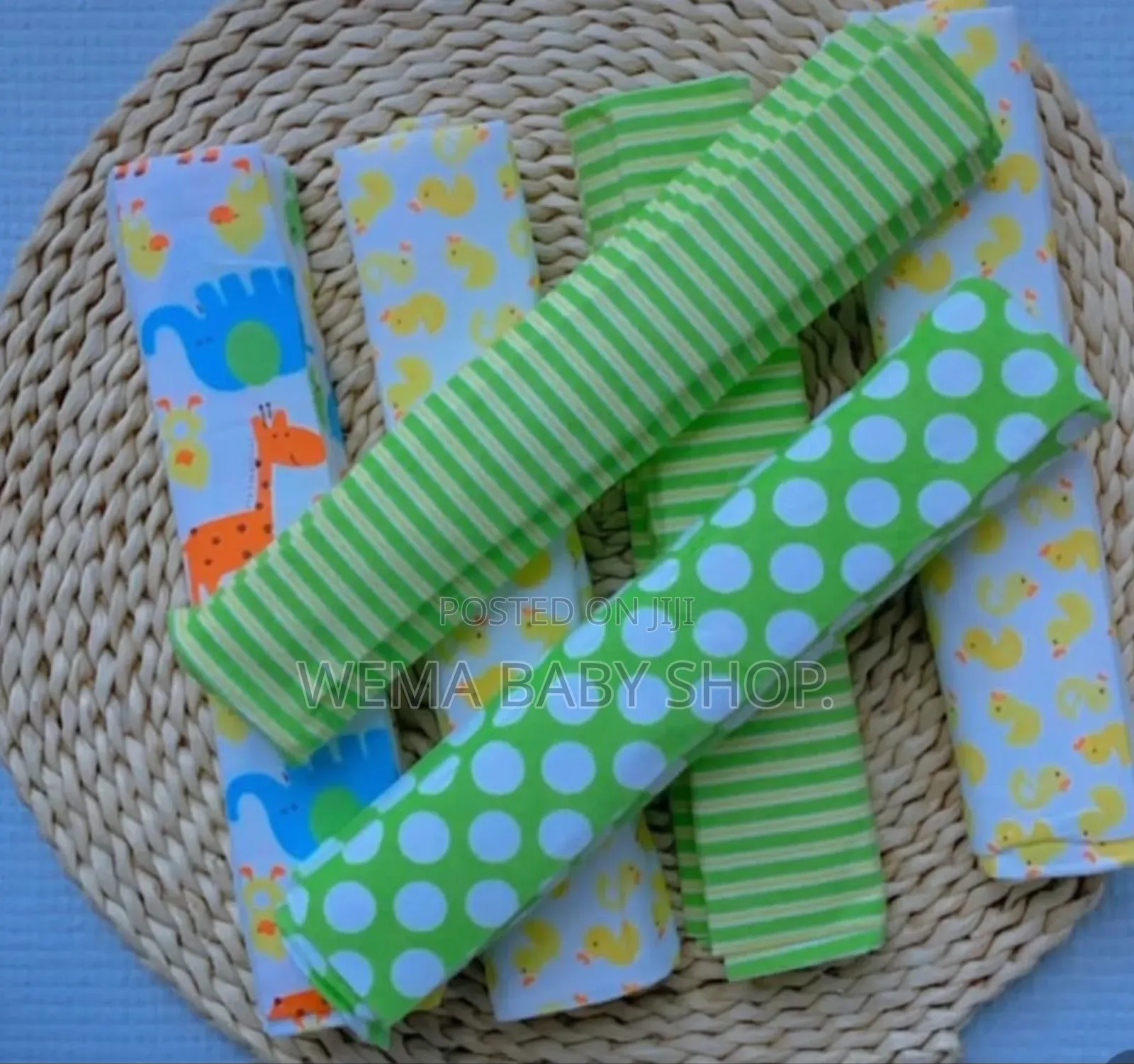 A Packet of 6pcs Set of Baby Flannel Sheets