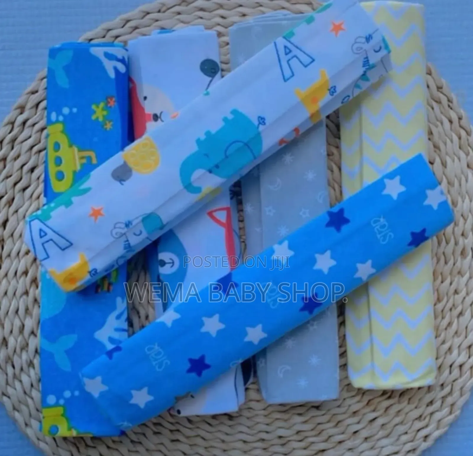 A Packet of 6pcs Set of Baby Flannel Sheets