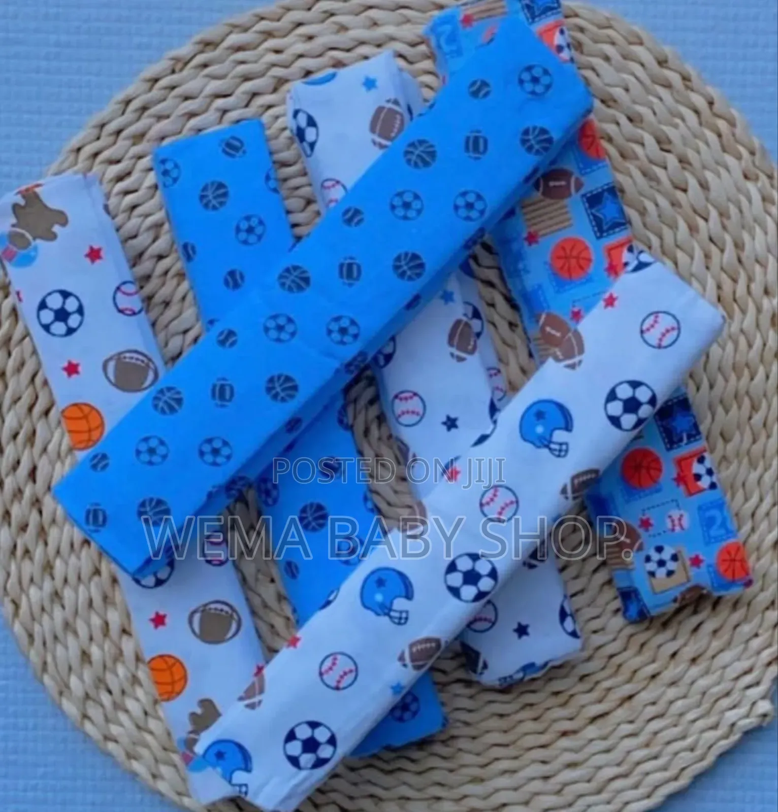 A Packet of 6pcs Set of Baby Flannel Sheets
