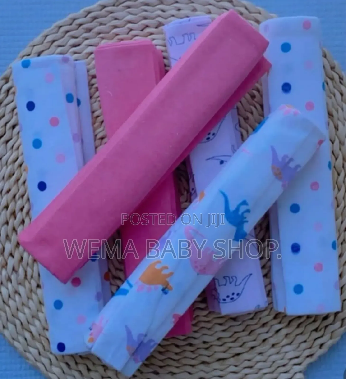 A Packet of 6pcs Set of Baby Flannel Sheets