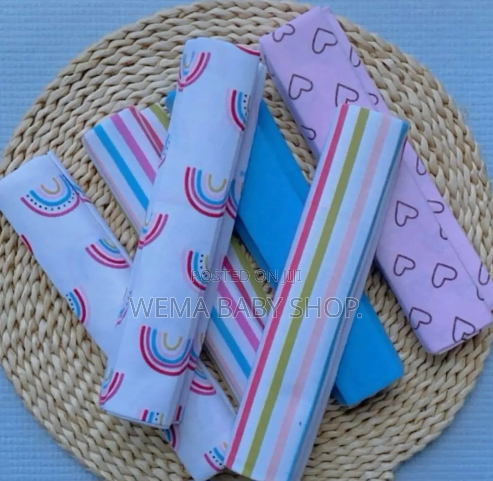 A Packet of 6pcs Set of Baby Flannel Sheets