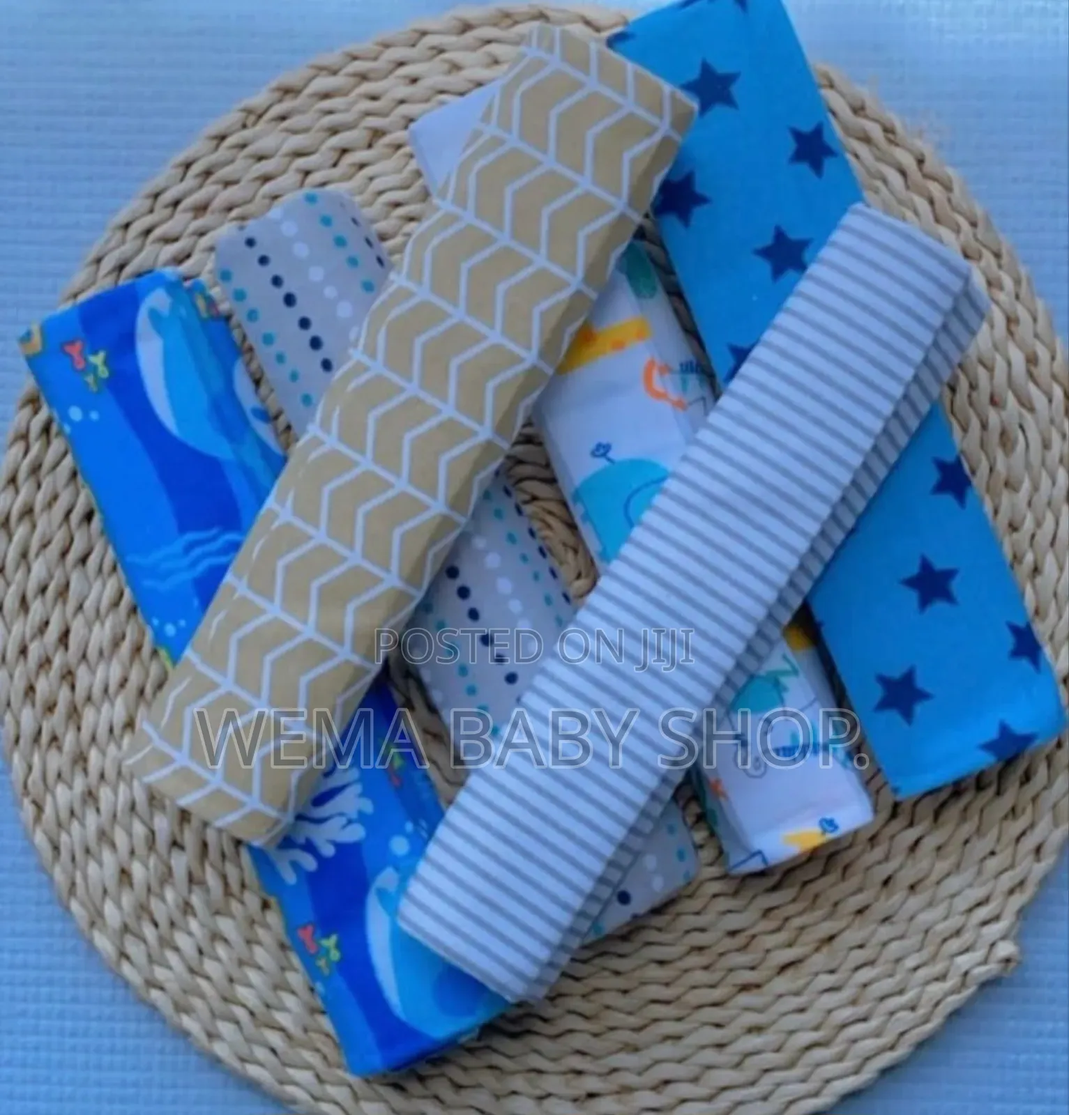 A Packet of 6pcs Set of Baby Flannel Sheets