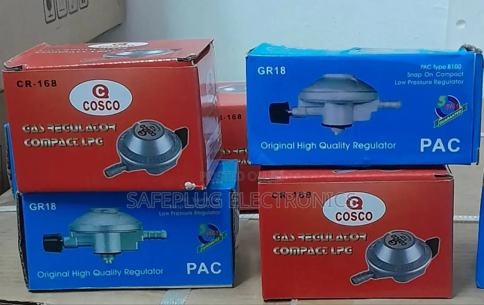 Pac/ Cosco 6kg-13kg Gas Regulators