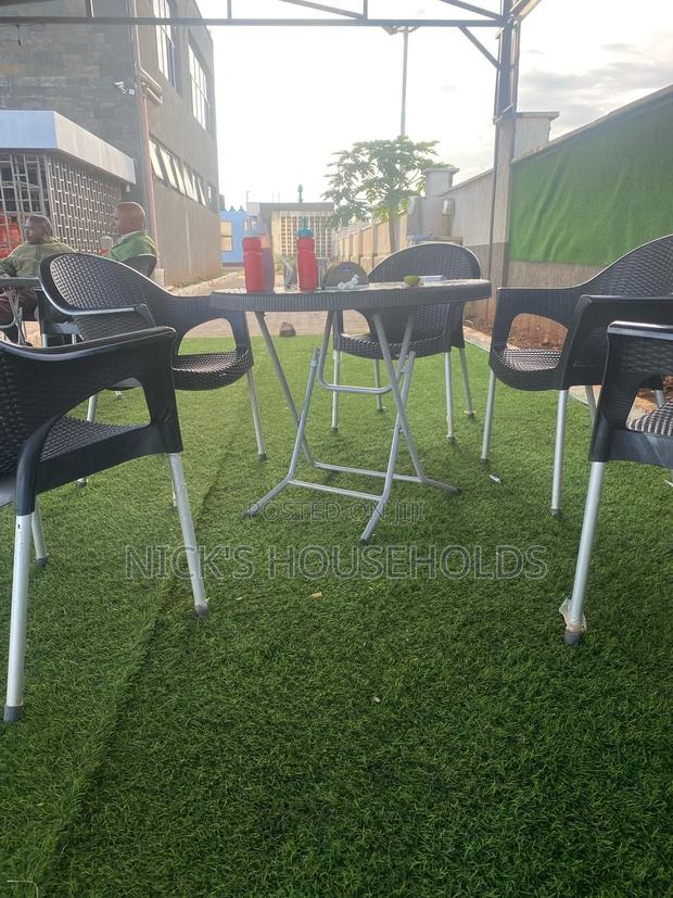 Bamboo Plastic Table and Chairs, Contact for Prices