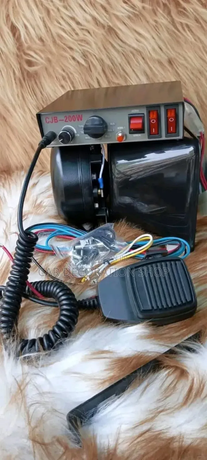 New 200w Public Address Siren With Microphone