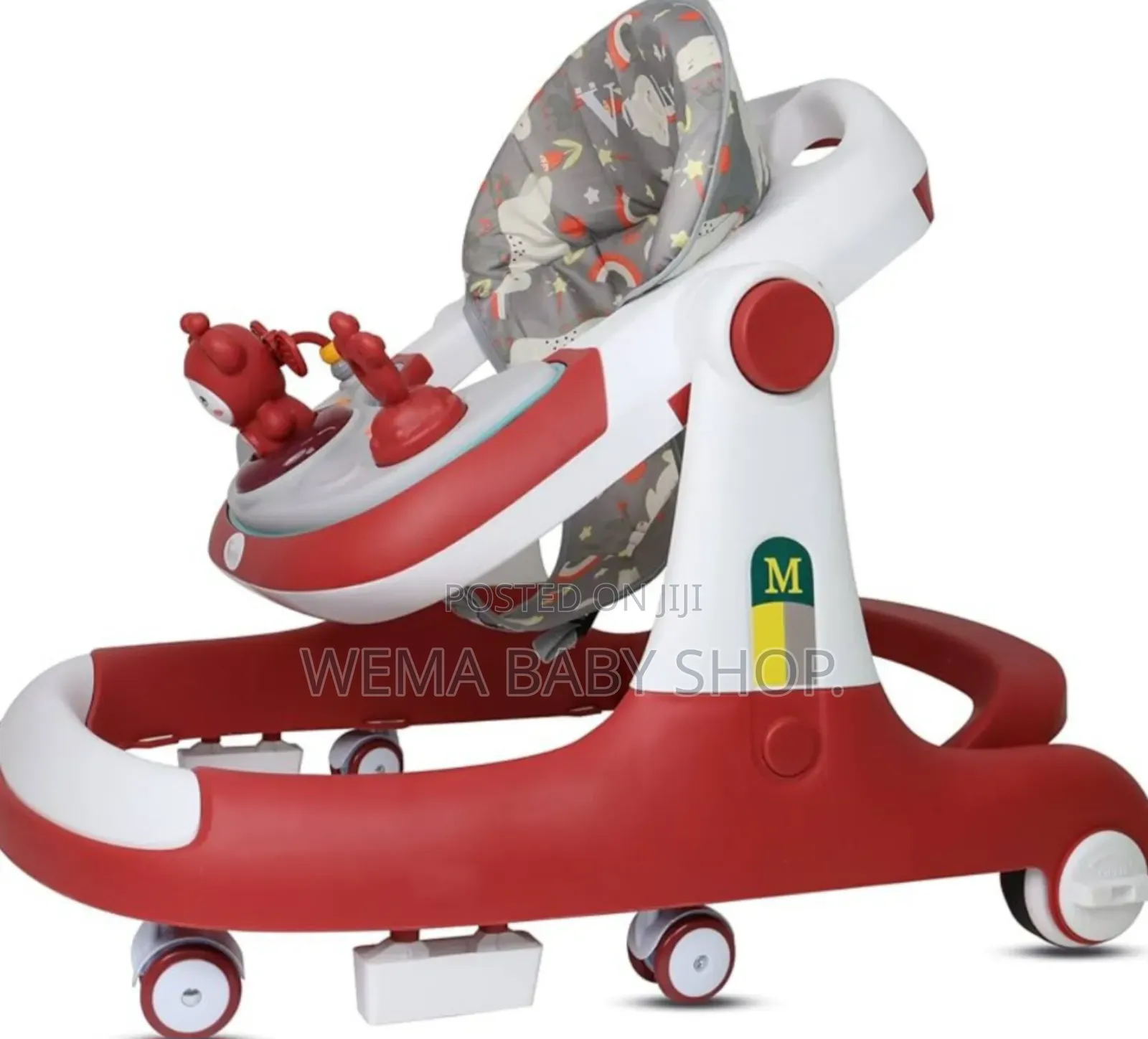 4 in 1 Multifunction Musical Foldable Baby Walker
