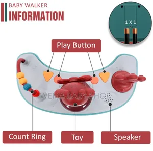 4 in 1 Multifunction Musical Foldable Baby Walker