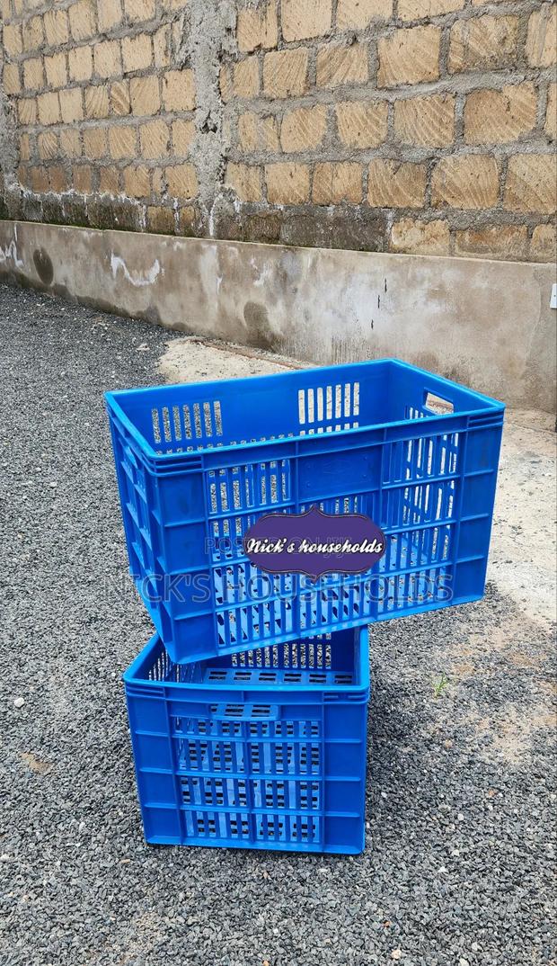 Blue 360 Plastic Crates/ Big Crate - main view