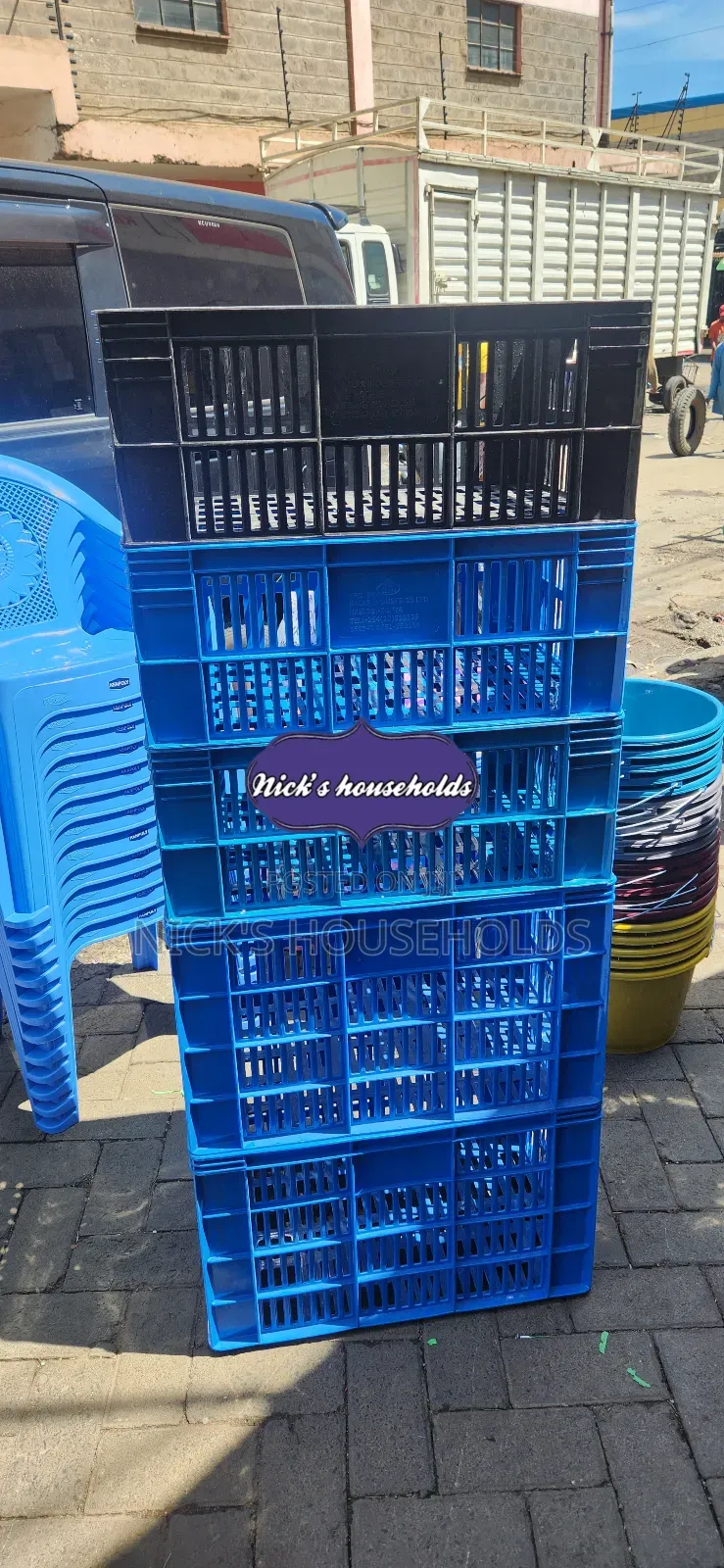 Normal Plastic Crates for Storage Duty