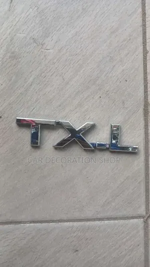 TXL Chrome Prado Boot Decal Letter Badge