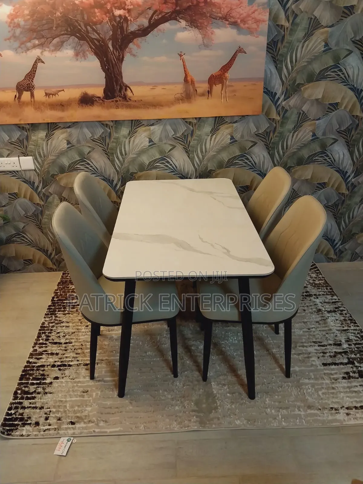 Modern Marble Dining Table 4 Seater