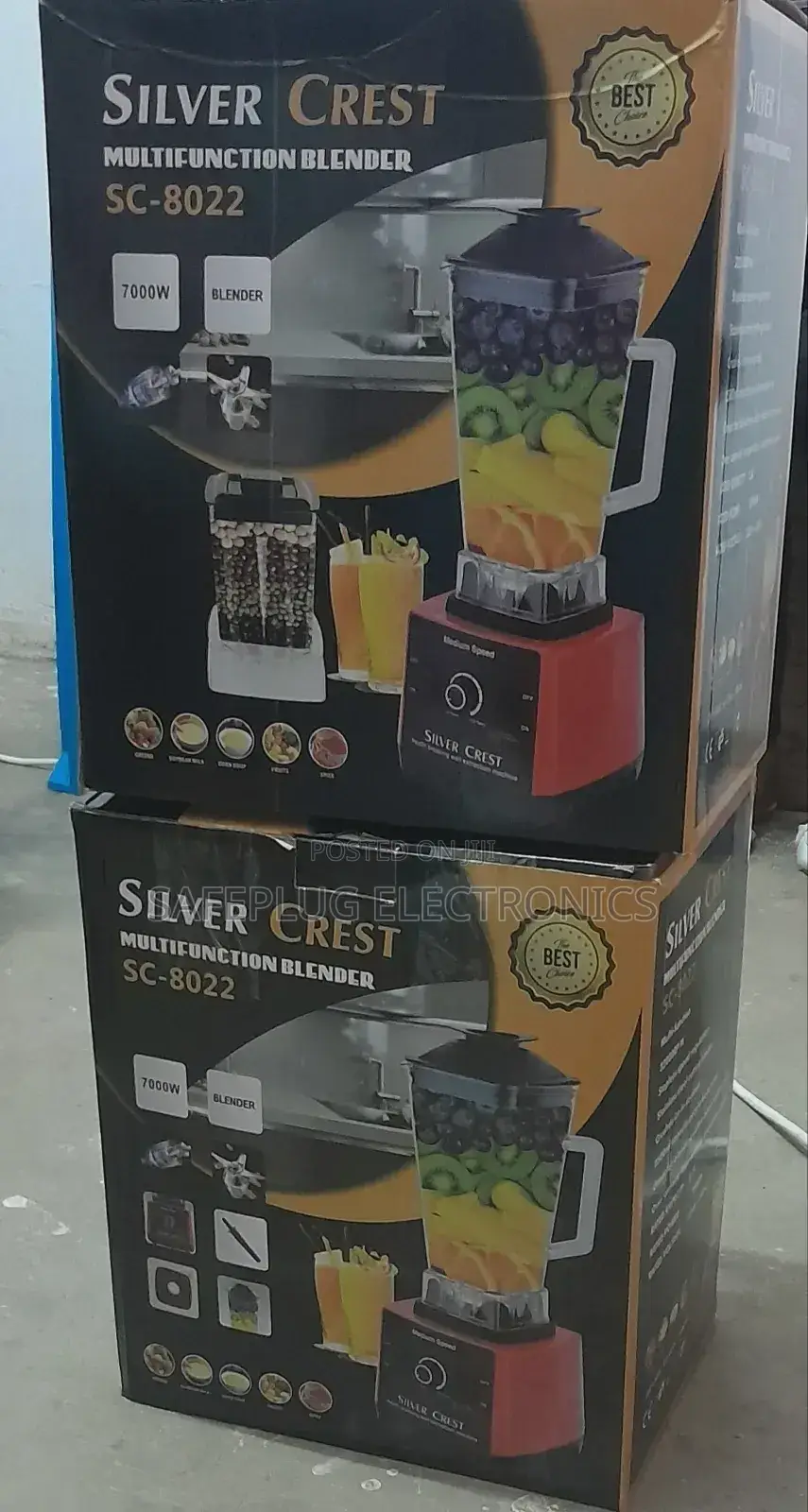 Sc-8022 Silver Crest Multifunctional Blender -7000watts