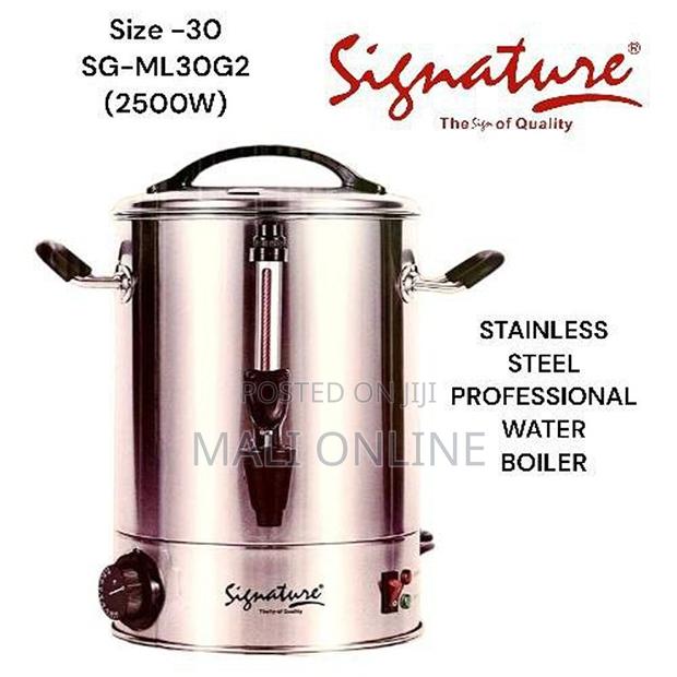 30ltrs Commercial Tea Water Boiler 2500w Signature Sg-ml30g2