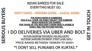 Indian Sarees (Clearing Sale)