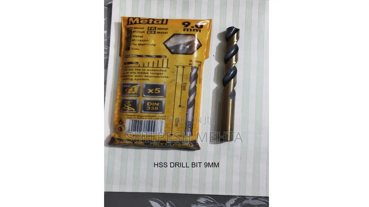 HSS Drill Bits 9mm (34pcs)