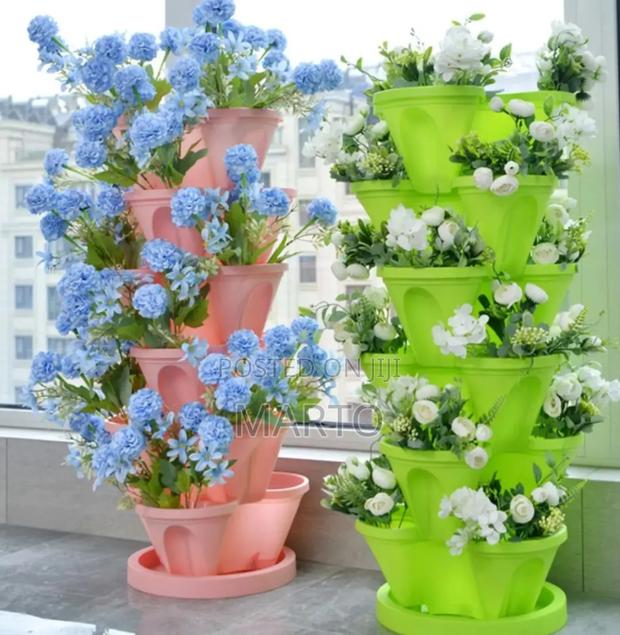 Vertical Stackable Planter Pots - thumbnail 2