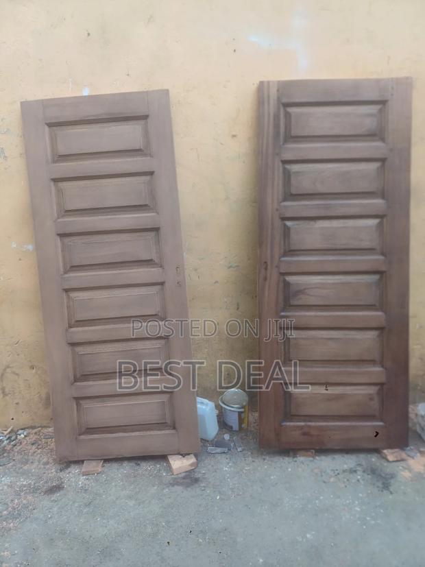 Mahogany Solid Security Doors - thumbnail 3
