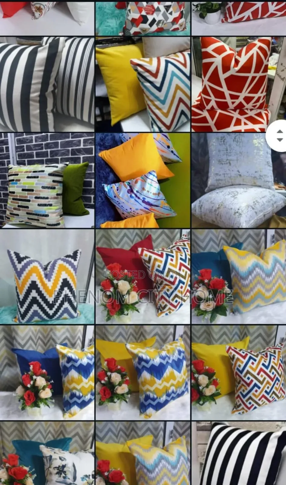 Decorative Bright Throwpillow Covers Available