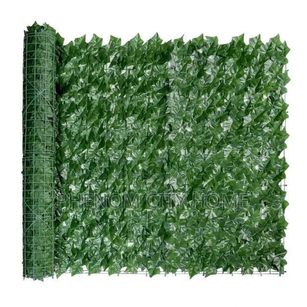 Green Leaf Artificial Hedge - main view