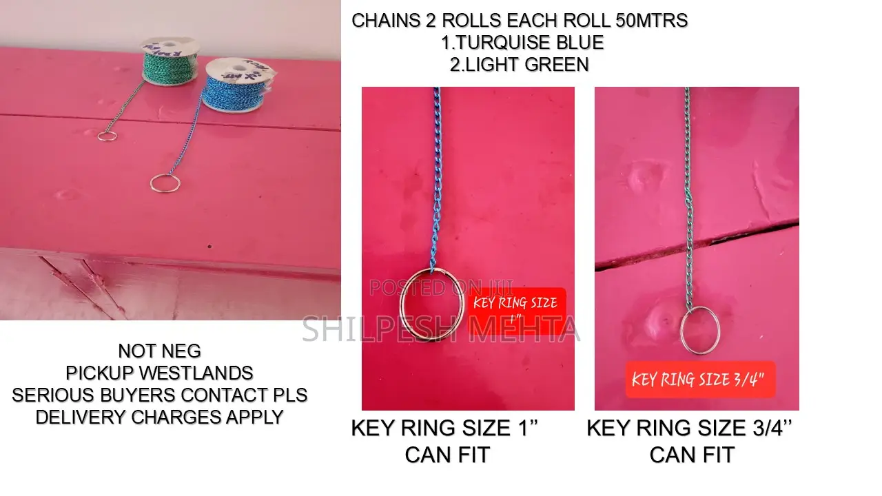 Chain Rolls (2 Rolls Only) Clearing