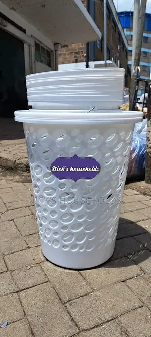 Affordable Laundry Basket (White)