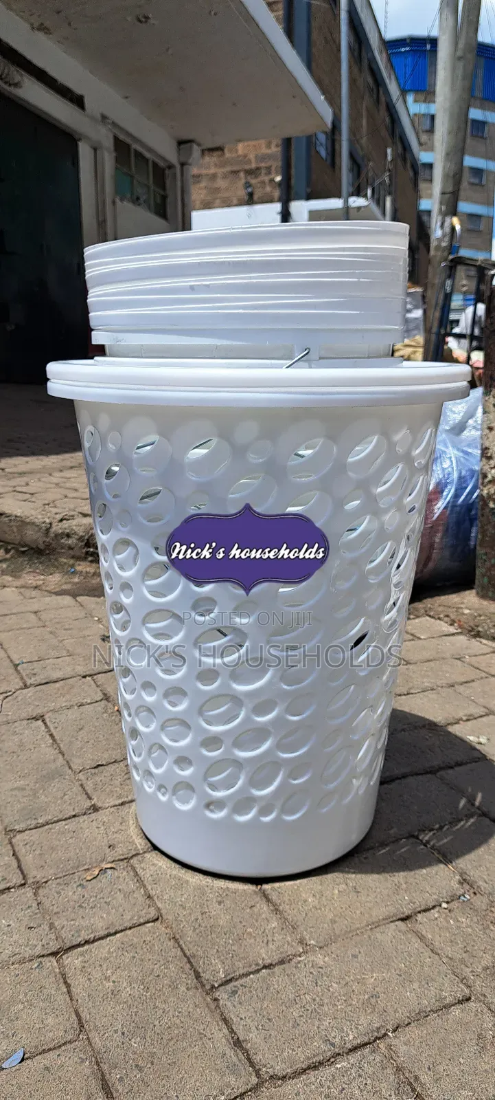 Affordable Laundry Basket (White)
