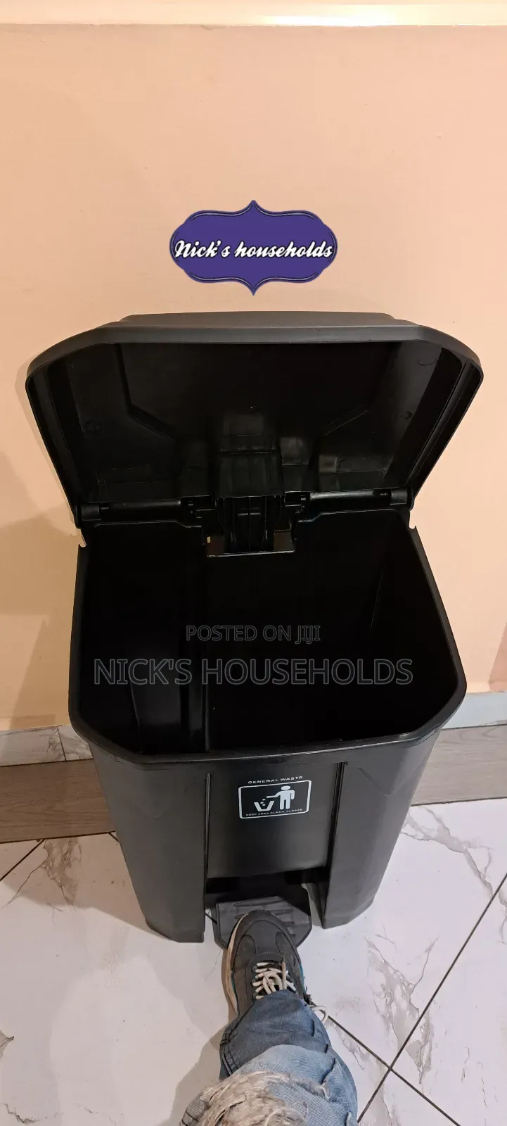 50 Litres Waste Storage Bin With a Pedal