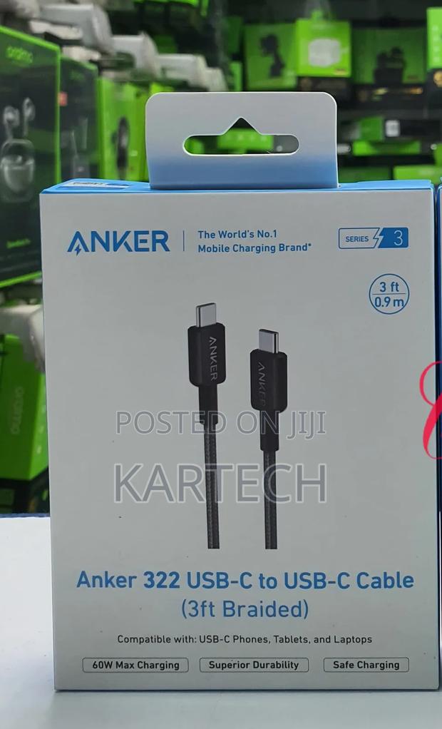 Anker 322 Usb C to Usb C *3ft* Braider Cables - thumbnail 2