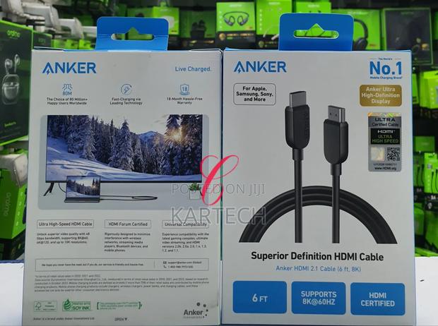 Anker Hdmi 2in1 Cable 6ft Superior Definition Hdmi Cable - main view