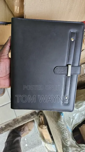 Executive A5 Size Notebook With a Buckle Clip