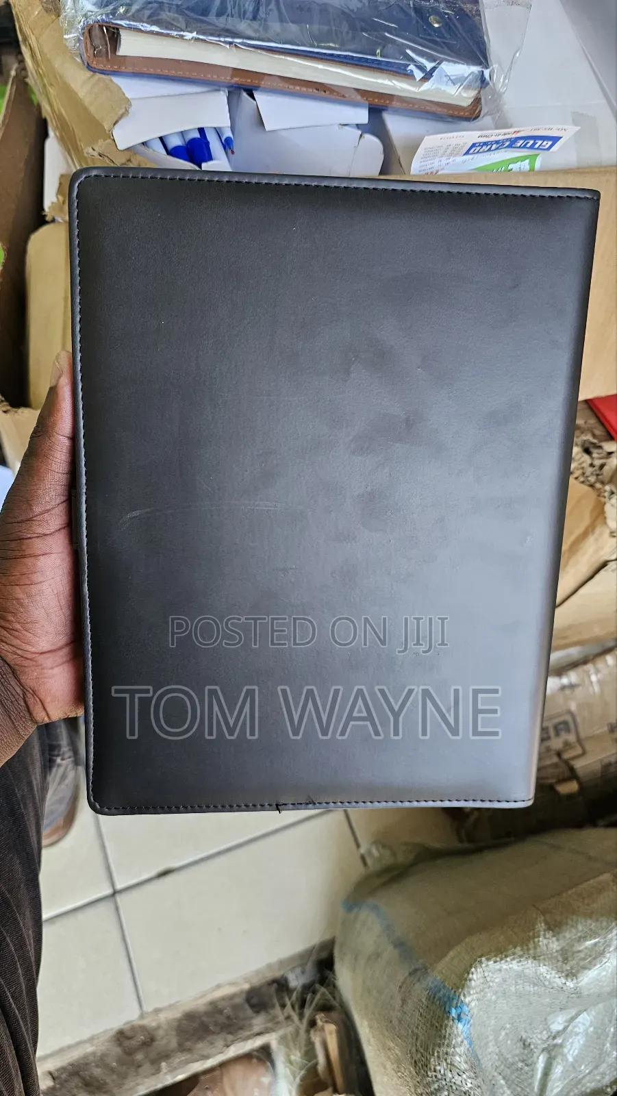 Executive A5 Size Notebook With a Buckle Clip